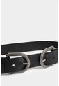 Cinturón Unifaz Bolet De Cuero Para Mujer Hebilla Texturizada Cinturón Unifaz Bolet De Cuero Para Mujer Hebilla Texturizada Negro M VÉLEZ de Vélez