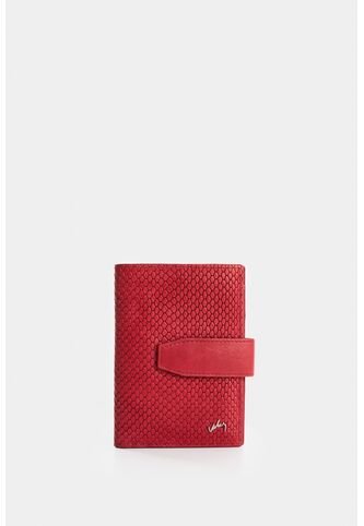 Billetera De Cuero Grabado Para Mujer Aria Billetera De Cuero Grabado Para Mujer Aria Rojo VÉLEZ Vélez