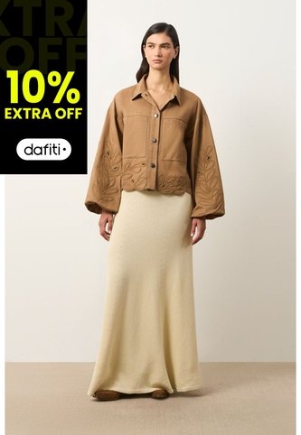 Chaqueta En Dril Para Mujer Runas Chaqueta En Dril Para Mujer Runas Tabaco S VÉLEZ Vélez