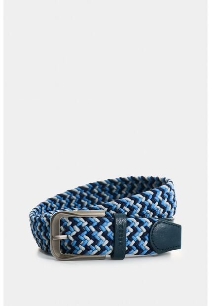 Cinturón Trenzado Para Hombre Zafiro 2 Cinturón Trenzado Para Hombre Zafiro 2 Azul Claro 38 VÉLEZ