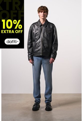 Chaqueta En Cuero Para Hombre Tanok Chaqueta En Cuero Para Hombre Tanok Negro M VÉLEZ Vélez