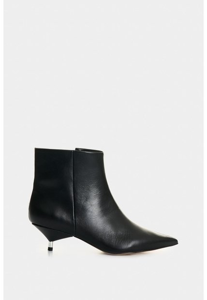 Botines De Cuero Para Mujer Pearl Botines De Cuero Para Mujer Pearl Negro 35 VÉLEZ