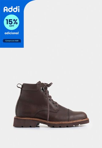Botas Karioka De Cuero Para Hombre Tractoradas Botas Karioka De Cuero Para Hombre Tractoradas Cafe 39 VÉLEZ Vélez