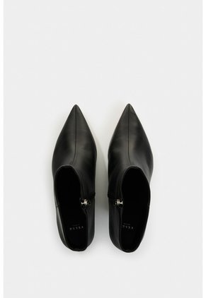 Botines De Cuero Para Mujer Pearl Botines De Cuero Para Mujer Pearl Negro 35 VÉLEZ