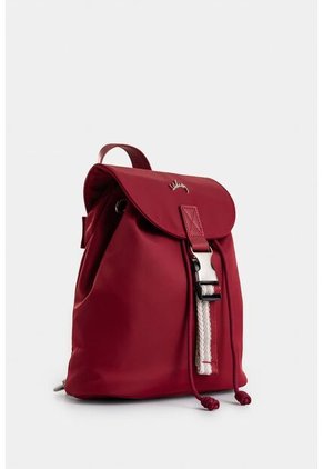 Morral Elora En Lona Y Cuero Para Mujer Detalle Contraste Morral Elora En Lona Y Cuero Para Mujer Detalle Contraste Vinotinto Vélez