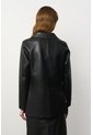 Blazer Astromelia En Cuero Ovino Para Mujer Silueta Recta Blazer Astromelia En Cuero Ovino Para Mujer Silueta Recta Negro XL VÉLEZ de Vélez