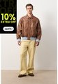Chaqueta Bomber En Cuero Envejecido Para Hombre Chaqueta Bomber En Cuero Envejecido Para Hombre Cafe M VÉLEZ de Vélez