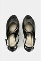 Sandalia Tacón Duna En Cuero Folia Para Mujer Peep Toe Sandalia Tacón Duna En Cuero Folia Para Mujer Peep Toe Negro 37 VÉLEZ de Vélez