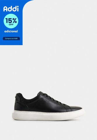 Tenis Cabernet De Cuero Para Hombre Acabado Abatanado Tenis Cabernet De Cuero Para Hombre Acabado Abatanado Negro 45 VÉLEZ Vélez