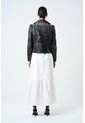 Chaqueta Biker De Cuero Para Mujer Cristales Chaqueta Biker De Cuero Para Mujer Cristales Negro S VÉLEZ de Vélez