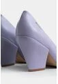 Tacones Cerrados Libra De Cuero Para Mujer Punta Cuadrada Tacones Cerrados Libra De Cuero Para Mujer Punta Cuadrada Lila 39 VÉLEZ de Vélez