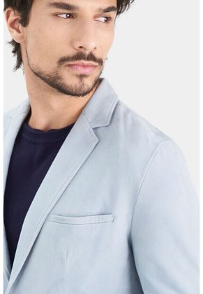 Blazer Niger De Gamuza Para Hombre Fit Semi Ajustado Blazer Niger De Gamuza Para Hombre Fit Semi Ajustado Azul Claro XXL Vélez