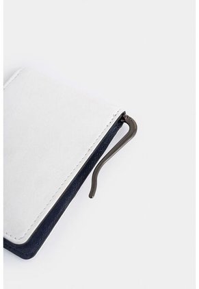 Porta Billetes Gaia De Cuero Para Hombre Personalización Porta Billetes Gaia De Cuero Para Hombre Personalización Blanco VÉLEZ