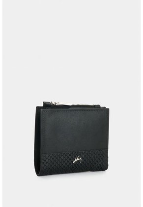 Billetera De Cuero Grabado Para Mujer Golden Billetera De Cuero Grabado Para Mujer Golden Negro VÉLEZ