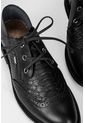 Zapatos Cordón Derby De Cuero Para Mujer Grabado Reptil de Vélez