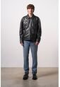 Chaqueta En Cuero Para Hombre Tanok Chaqueta En Cuero Para Hombre Tanok Negro XL VÉLEZ de Vélez