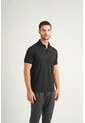 Polo Lucca Manga Corta Para Hombre Texturizada Polo Lucca Manga Corta Para Hombre Texturizada Negro M VÉLEZ de Vélez