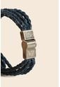 Manilla Klee De Cuero Para Hombre Tejido Artesanal Manilla Klee De Cuero Para Hombre Tejido Artesanal Azul Oscuro Vélez de Vélez