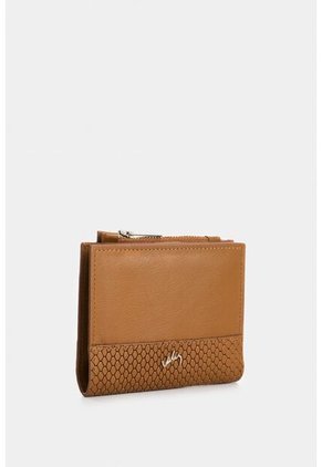 Billetera De Cuero Grabado Para Mujer Golden Billetera De Cuero Grabado Para Mujer Golden Miel VÉLEZ