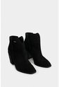 Botines Alpha De Cuero Gamuzado Para Mujer Silueta Asimétrica Botines Alpha De Cuero Gamuzado Para Mujer Silueta Asimétrica Negro 40 VÉLEZ de Vélez