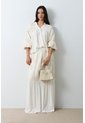 Falda Maxi Con Recogidos Para Mujer Bruma Falda Maxi Con Recogidos Para Mujer Bruma Crema 12 VÉLEZ de Vélez
