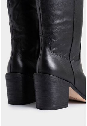 Botas Zolan De Cuero Para Mujer Caña Alta Botas Zolan De Cuero Para Mujer Caña Alta Negro 39 VÉLEZ