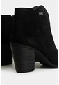 Botines Alpha De Cuero Gamuzado Para Mujer Silueta Asimétrica Botines Alpha De Cuero Gamuzado Para Mujer Silueta Asimétrica Negro 40 VÉLEZ de Vélez