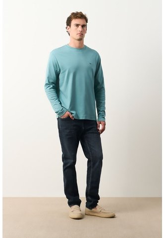 Camiseta Tejida Manga Larga Para Hombre Sabina Camiseta Tejida Manga Larga Para Hombre Sabina Agua Marina XXL VÉLEZ Vélez