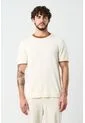 Camiseta Tejida Manga Corta Para Hombre Luminia Camiseta Tejida Manga Corta Para Hombre Luminia Crema M VÉLEZ de Vélez