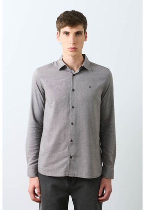 Camisa Oxford Manga Larga Calagua Para Hombre Semifitted Camisa Oxford Manga Larga Calagua Para Hombre Semifitted Tabaco XXL VÉLEZ