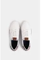 Tenis Whited De Cuero Para Hombre Detalle Contraste Tenis Whited De Cuero Para Hombre Detalle Contraste Blanco 40 VÉLEZ de Vélez