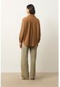 Camisa Manga Larga Oversized Para Mujer Claire Camisa Manga Larga Oversized Para Mujer Claire Miel XL VÉLEZ de Vélez