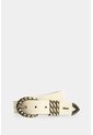 Cinturón Unifaz En Cuero Para Mujer Tikal Cinturón Unifaz En Cuero Para Mujer Tikal Crema S VÉLEZ de Vélez
