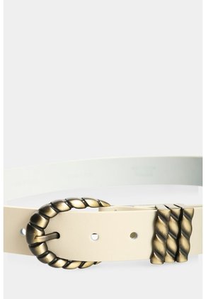 Cinturón Unifaz En Cuero Para Mujer Tikal Cinturón Unifaz En Cuero Para Mujer Tikal Crema S VÉLEZ
