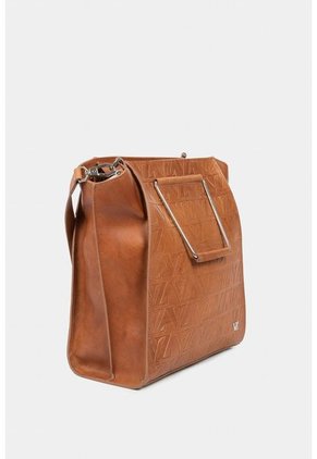 Shopping De Cuero Manija Metálica