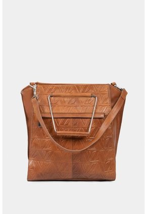 Shopping De Cuero Manija Metálica