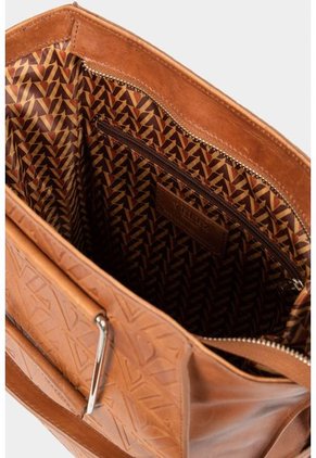 Shopping De Cuero Manija Metálica