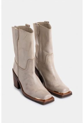 Botines Rosa De Cuero Brush Off Para Mujer Dima Cuadrada Botines Rosa De Cuero Brush Off Para Mujer Dima Cuadrada Blanco 38 Vélez