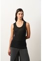 Camiseta Tejida Para Mujer Efecto Metalizado Lúrex Camiseta Tejida Para Mujer Efecto Metalizado Lúrex Negro Perlado M VÉLEZ de Vélez