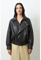 Chaqueta Bomber De Cuero Para Mujer Lumos Chaqueta Bomber De Cuero Para Mujer Lumos Cafe XXL VÉLEZ de Vélez