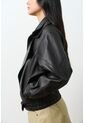 Chaqueta Bomber De Cuero Para Mujer Lumos Chaqueta Bomber De Cuero Para Mujer Lumos Cafe XXL VÉLEZ de Vélez