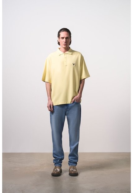 Polo Manga Corta Para Hombre Polo Manga Corta Para Hombre Amarillo L VÉLEZ