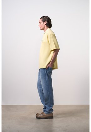 Polo Manga Corta Para Hombre Polo Manga Corta Para Hombre Amarillo L VÉLEZ