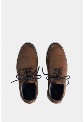 Zapatos Cordón Piero De Cuero Para Hombre Suela Con Apariencia Deportiva Zapatos Cordón Piero De Cuero Para Hombre Suela Con Apariencia Deportiva Cafe 45 VÉLEZ