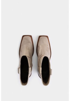 Botines Rosa De Cuero Brush Off Para Mujer Dima Cuadrada Botines Rosa De Cuero Brush Off Para Mujer Dima Cuadrada Blanco 38 Vélez