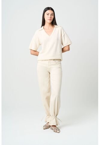 Jean Flare Circe Para Mujer Semi Encerado Jean Flare Circe Para Mujer Semi Encerado Arena 14 VÉLEZ Vélez