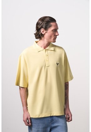 Polo Manga Corta Para Hombre Polo Manga Corta Para Hombre Amarillo L VÉLEZ