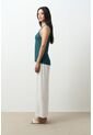 Camiseta Tejida Para Mujer Efecto Metalizado Lúrex Camiseta Tejida Para Mujer Efecto Metalizado Lúrex Azul Aguamarina XS VÉLEZ de Vélez