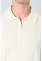 Polo Tropical Manga Corta Para Hombre Semi Fitted Polo Tropical Manga Corta Para Hombre Semi Fitted Crema L VÉLEZ de Vélez