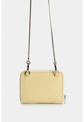 Billetera Porta Chequera Grecia De Cuero Para Mujer Con Cadena Billetera Porta Chequera Grecia De Cuero Para Mujer Con Cadena Amarillo VÉLEZ